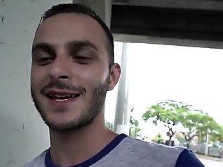 Amateur Latino Wanks Off And Spunks